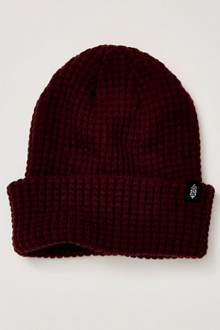New! Free People-Crystal Skies Beanie In Blue and Red Crystal Skies Beanie | Free People UK main image 2