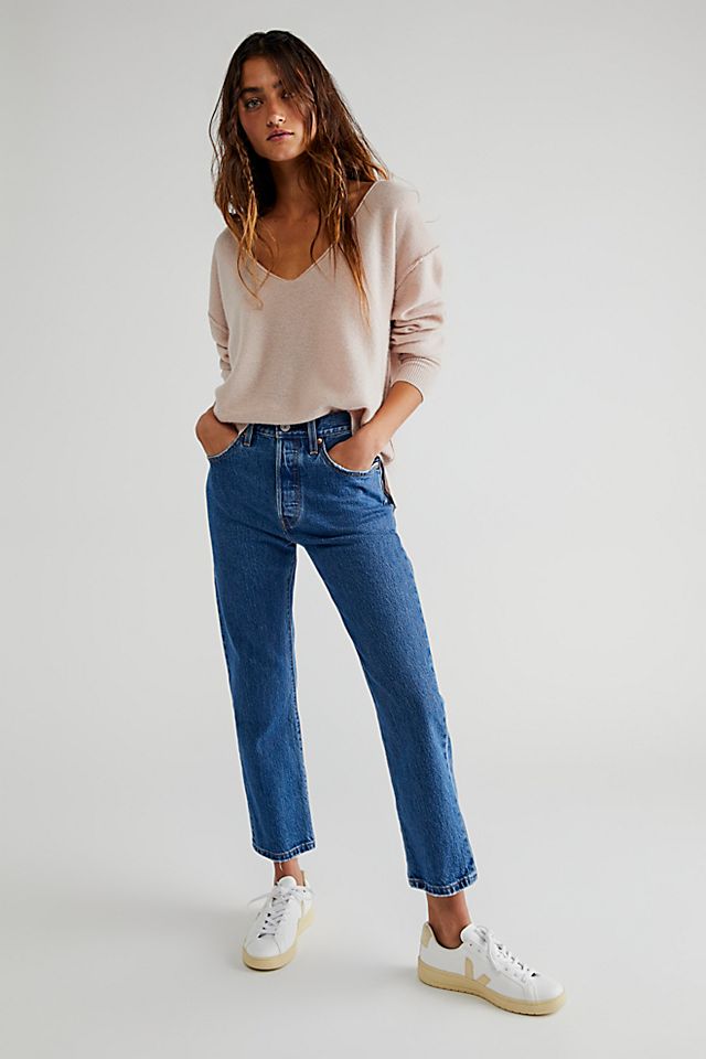 Levi's 501 Cropped Jeans | Free People