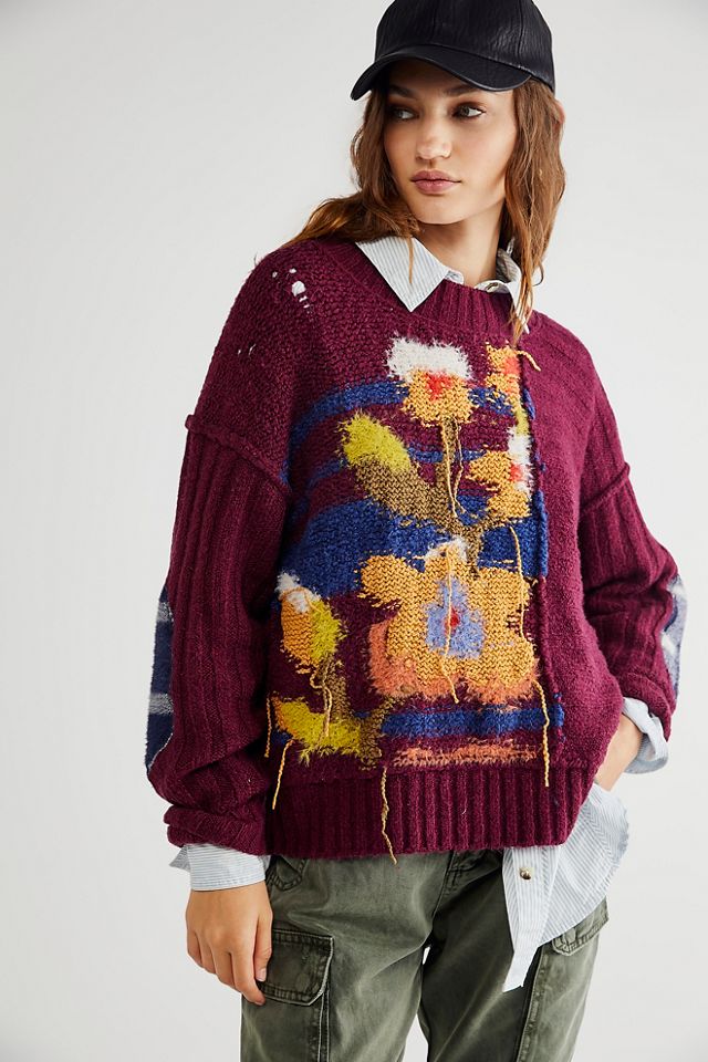 Sophia Floral Pullover
