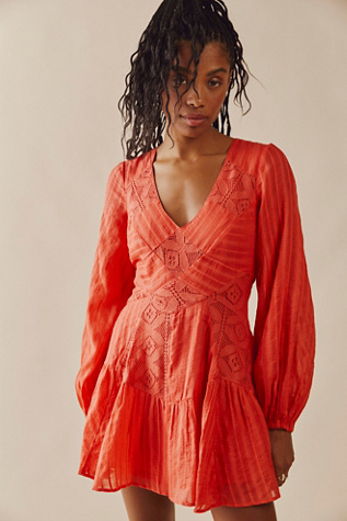 knee length dresses for ladies VA VA Volume Mini by free-est at Free People in Blue Egret, Size: Xs