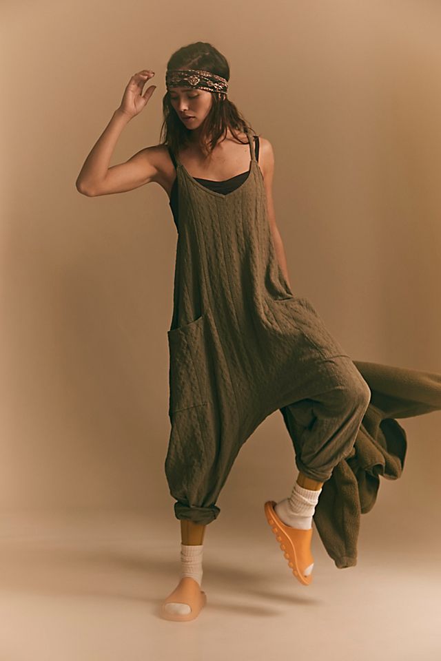 Hot Shot Cable Onesie Free People UK
