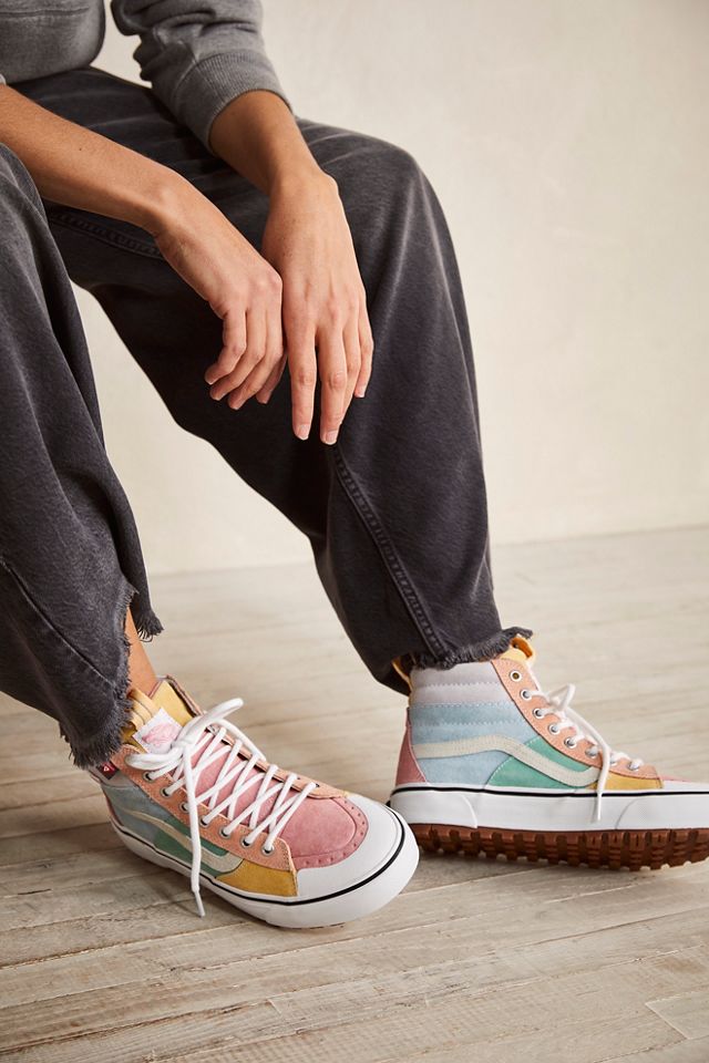 Pastel high top vans hotsell