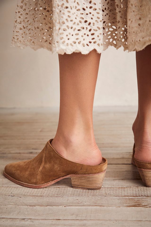 Womens cheap western mules