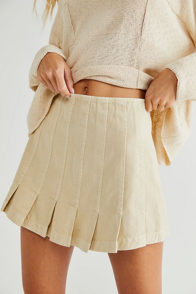 スカート POPPY PEARL PLEATED SKIRT スカート POPPY PEARL PLEATED SKIRT poppy PEARL PLEATED SKIRT