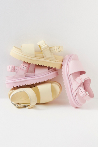 voss sandals pink