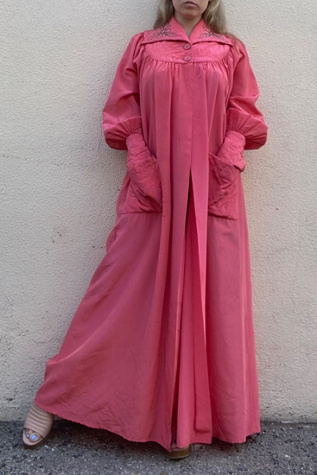 Vintage Pink House Dress Selected by The Curatorial Dept.