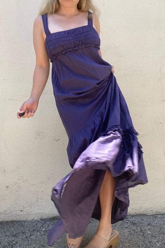 Tree Purple Maxi Dress Selected by The Curatorial Dept. #1