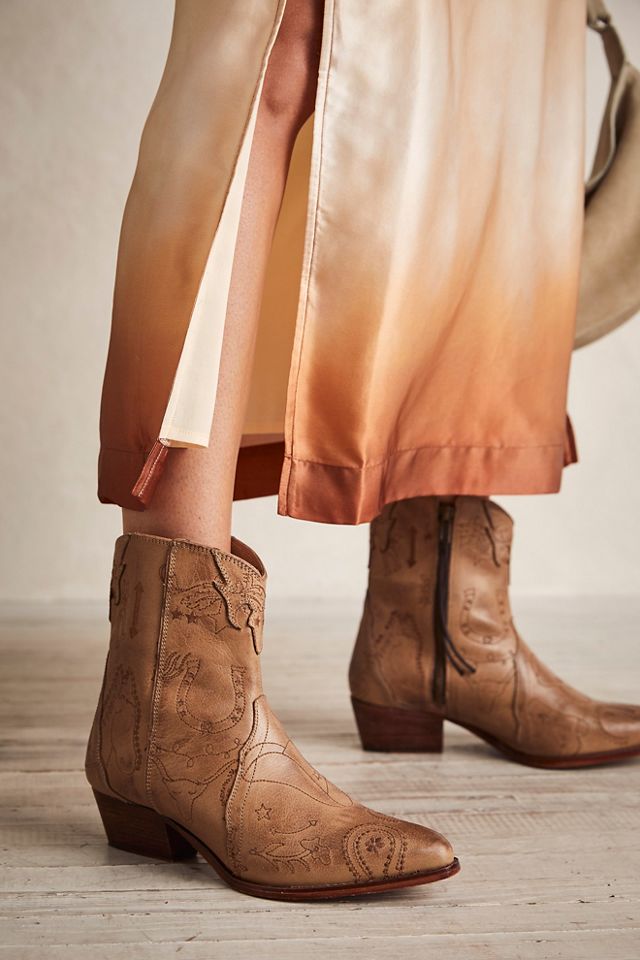 Free people brown boots sale