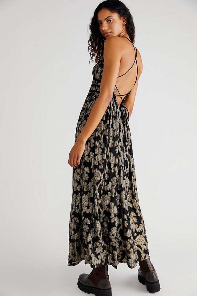chinese dress ladies Charlie Holiday Priscilla Maxi Dress M / Abstract Wave