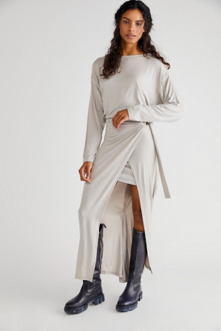 alyssa wrap dress