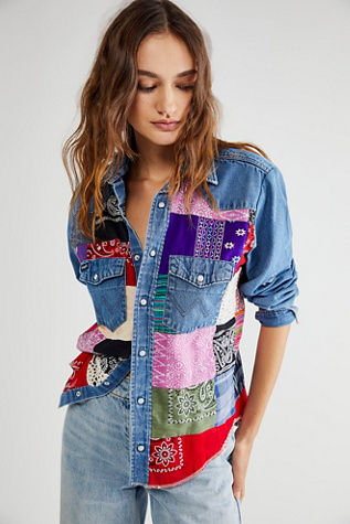 Patchwork Western Shirt | Free People