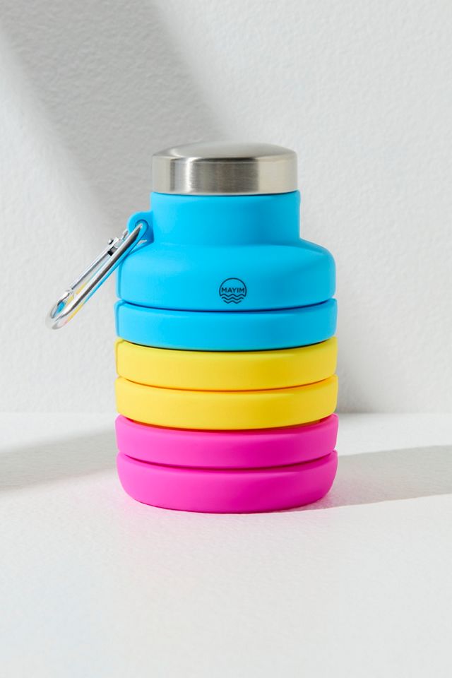 Mayim Collapsible Water Bottle | Women's | Turquoise | Size One Size | Drinkware