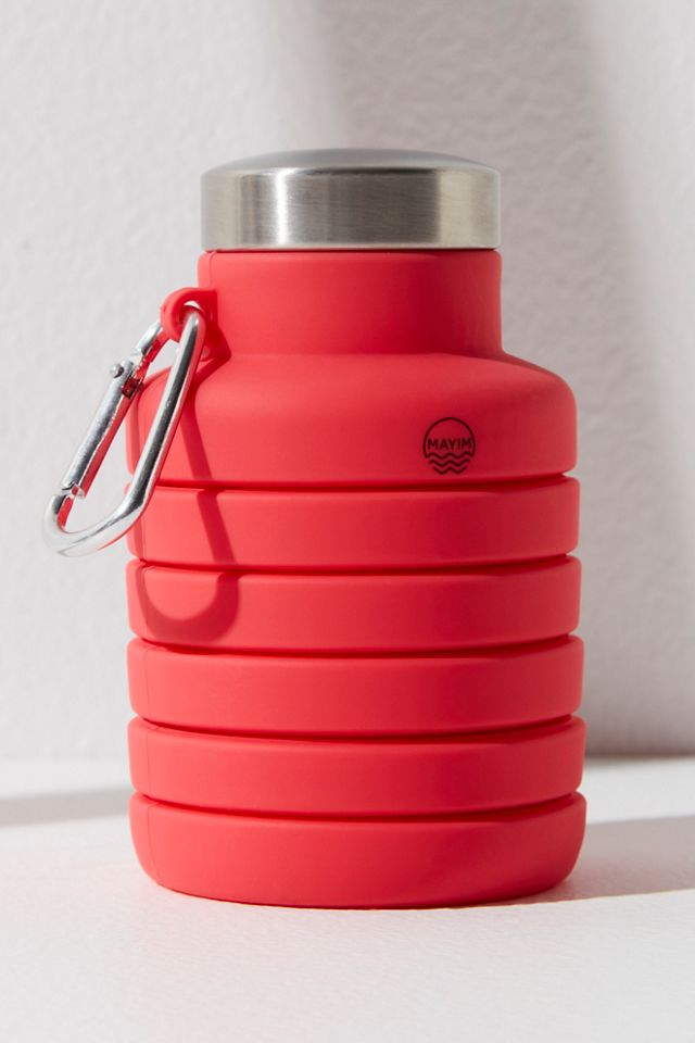 Collapsible Grey Water Bottle by Mayim