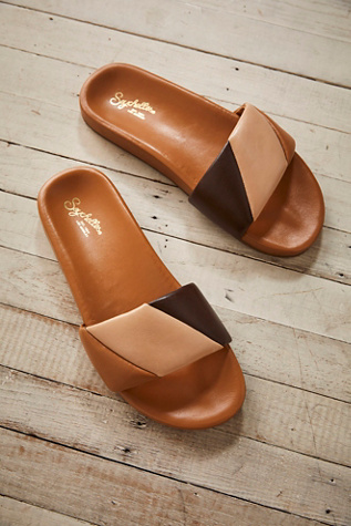 Free People Tropical Twist Slide Sandals. 1