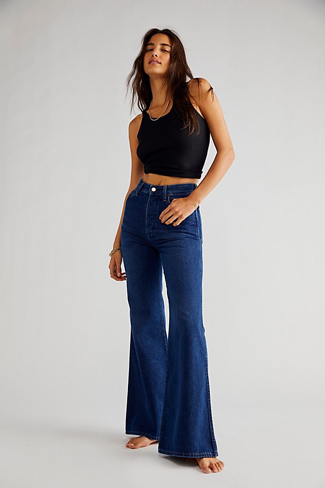 Wrangler Wanderer 626 High-Rise Flare Jeans | Free People