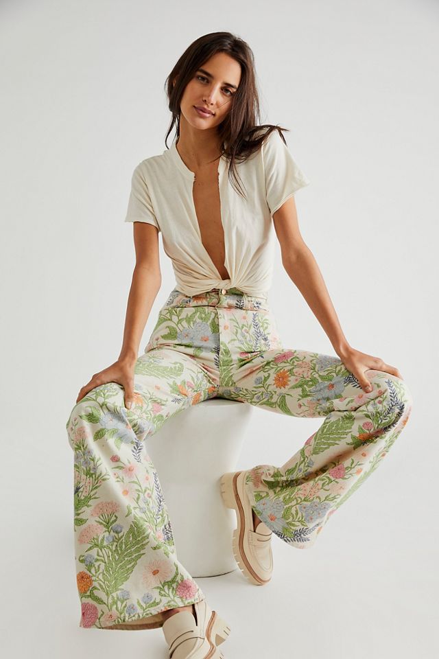 Free People Wrangler Wanderer 626 High-Rise Flare Jeans. 4