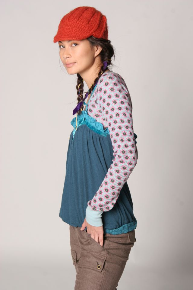 Knit Schoolboy Cap #5