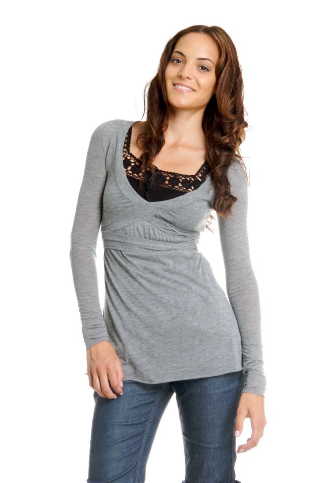 Longsleeve Wrap Ballet Top #1