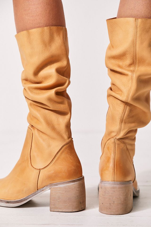 Tall scrunch hot sale boots