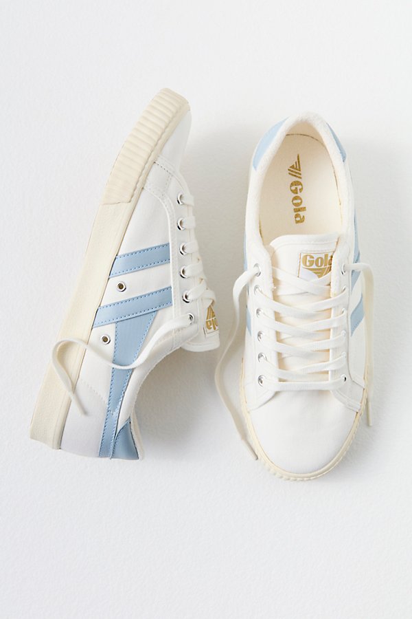 Gola Tennis Mark Cox Sneakers In Off White / Ice Blue