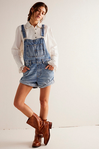 Женские комбинезоны We The Free Ziggy Shortalls, цвет: Follow Your Heart — фото 3