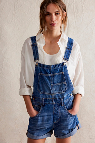 We The Free Ziggy Shortalls at Free People in Mantra, Size: XS