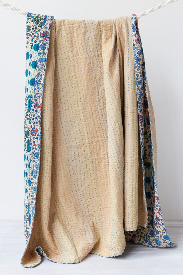 Handmade Kantha Blanket #2