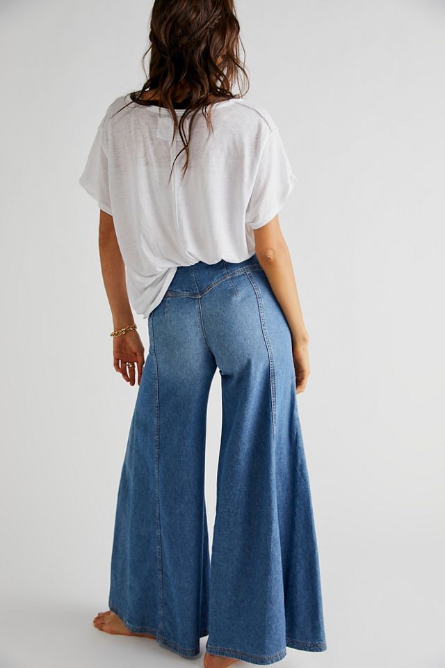 Free People Juniper Wide-Leg Jeans. 3