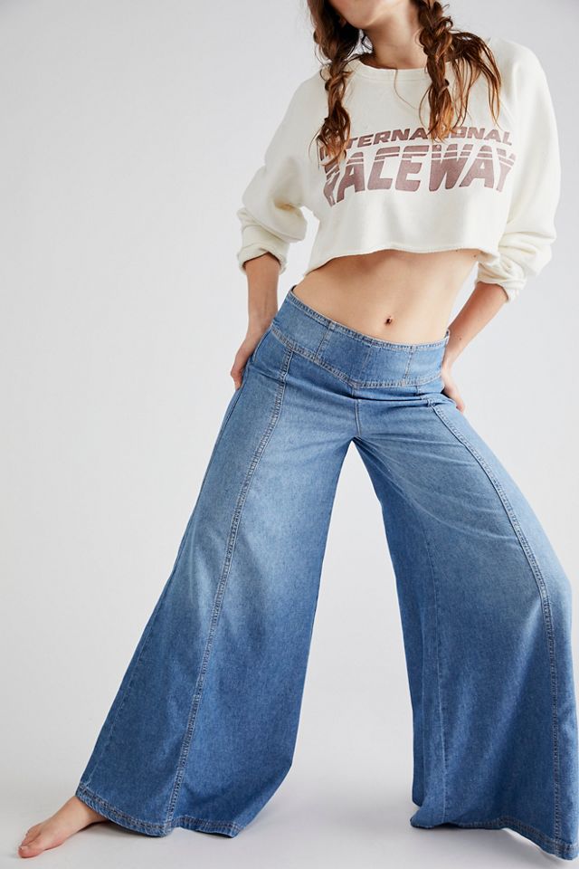 Free People Juniper Wide-Leg Jeans. 5