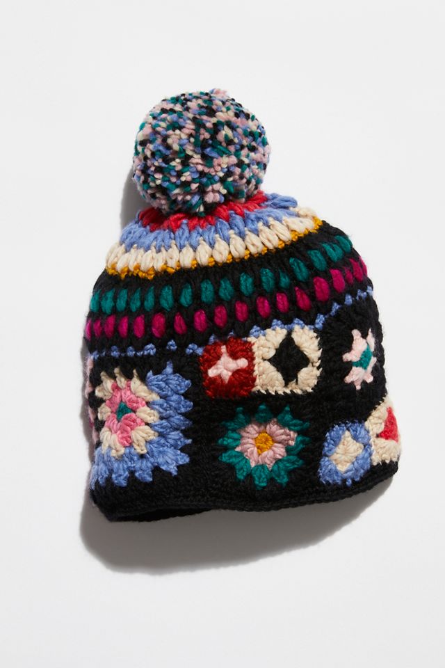Granny Crochet Pom Beanie | Free People