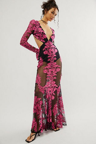 purple maxi prom dress Gorgeous Purple Long Mermaid Sequined High Neck Prom Dress With Slit –  misshow.com