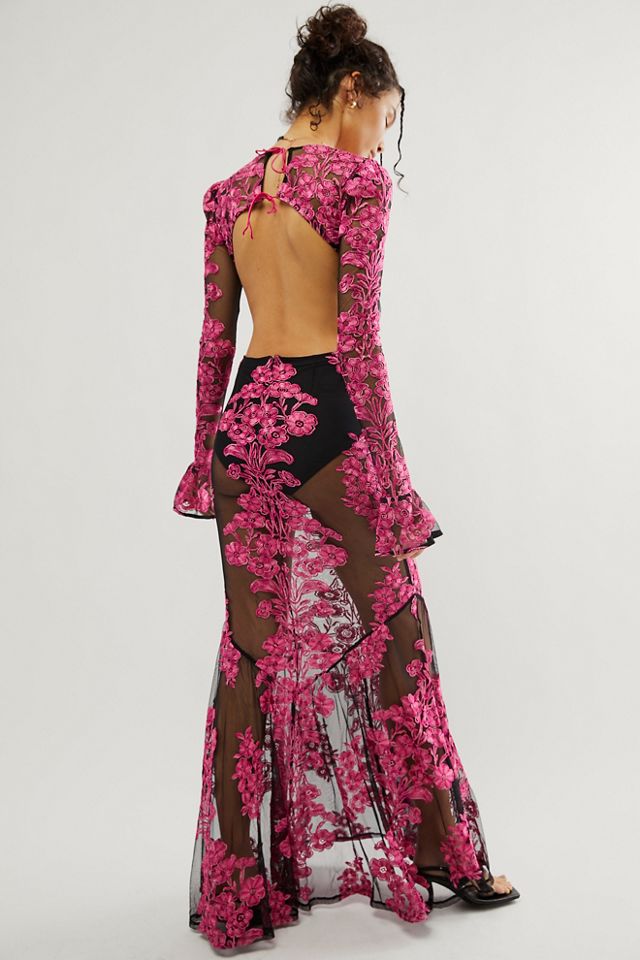 Free People For Love & Lemons Temecula Cut Out Maxi Dress - 65265951