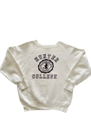 1950 s Hunter College Cotton Sweatshirt selected by Villains Vintage Free People