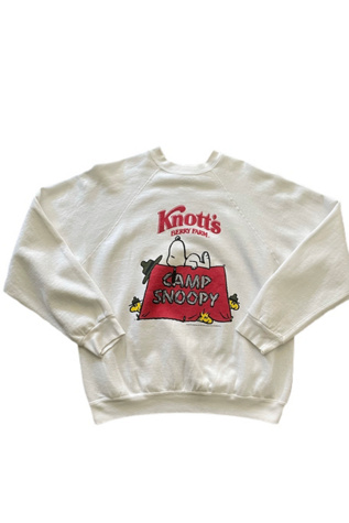 80's 古着　ナッツベリーファーム CAMP SNOOPY  スウェット Vintage 1980's Camp Snoopy Knott's Berry Farm Sweatshirt selected