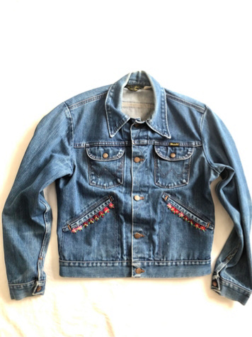 ジャケット・アウター Vintage Wrangler jacket Vintage 90s Wrangler Gals Snap Button Shearling Linen Cowboy