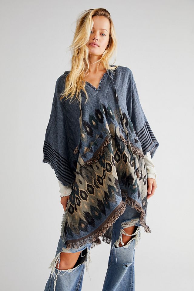 Casablanca Hooded Poncho #1