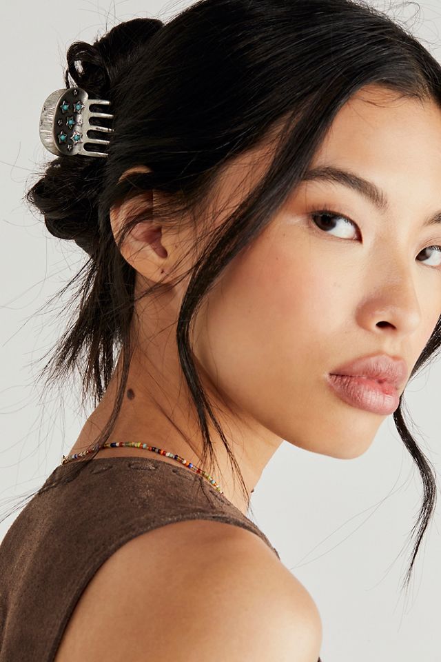 Free people starry night claw Thorn & Fable Starry Night Claw Hair Clip | Hot Topic main image 3