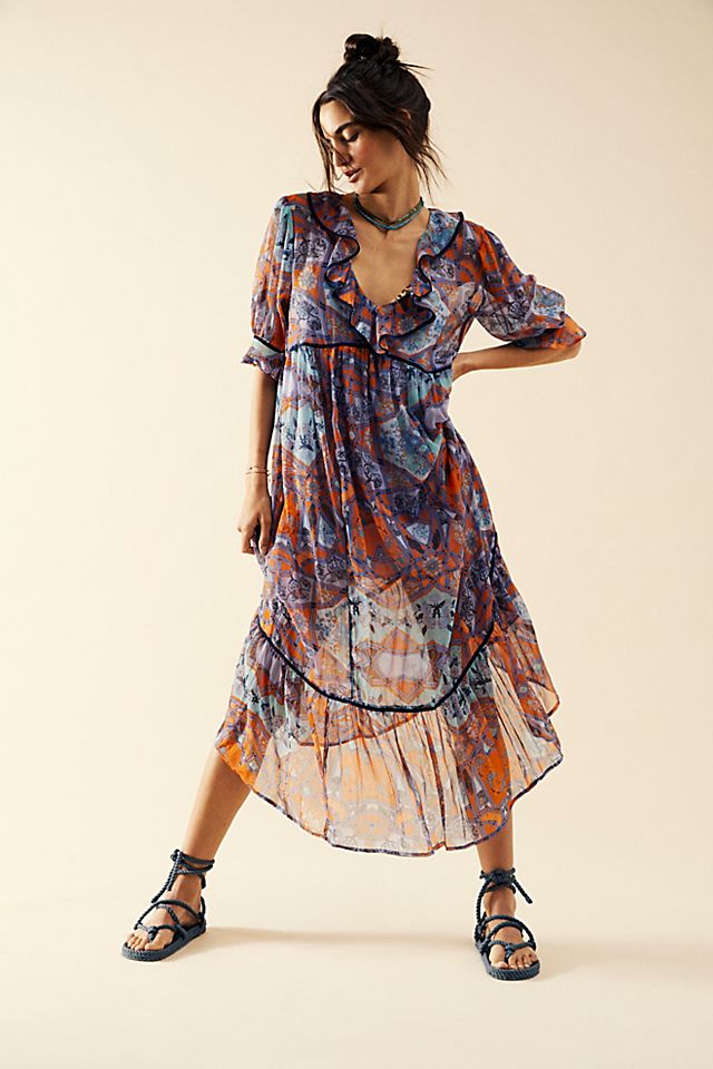 Free people-Carmella Maxi Dress - ayanawebzine.com