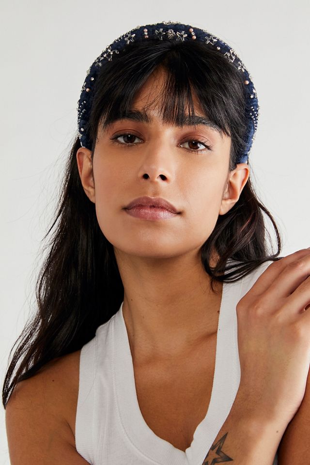 Deepa Gurnani Lekha Padded Headband | Free People UK