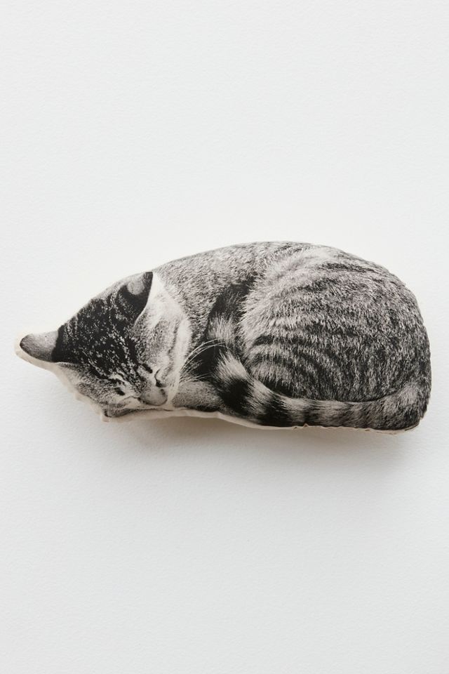 Silkscreen Sleeping Cat Pillow Free People