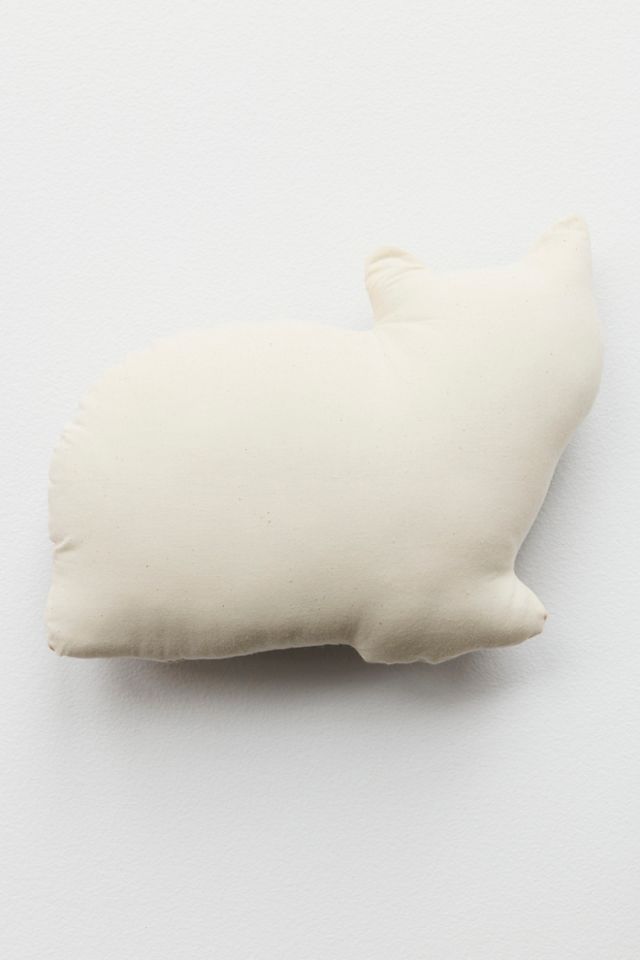 Silkscreen Black Cat Pillow #1