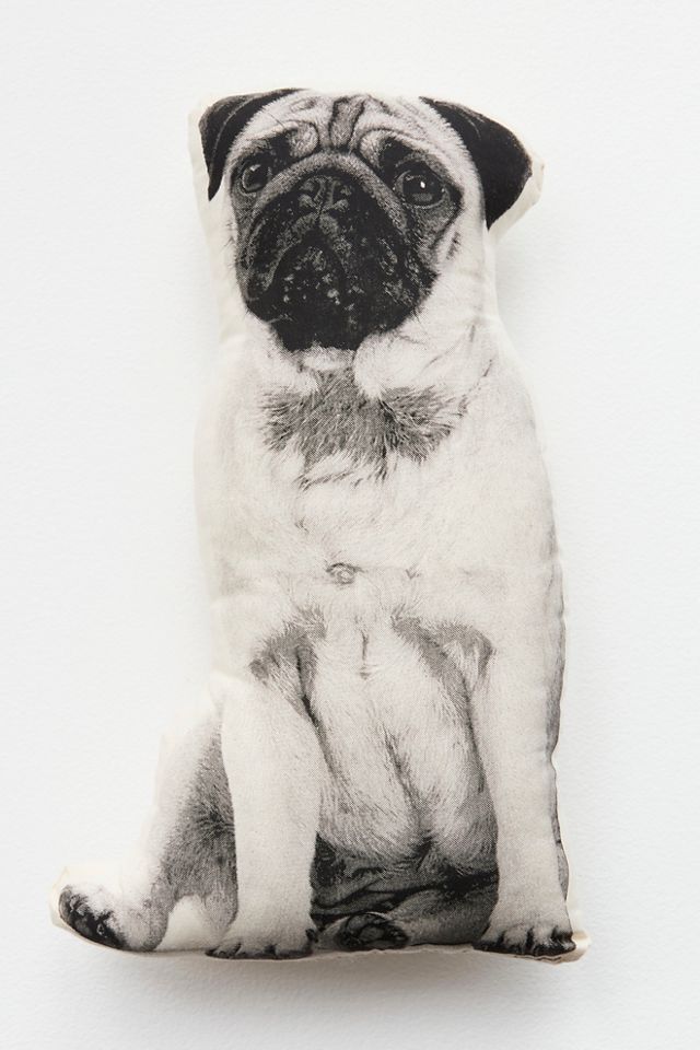 Pug shaped cushion hotsell