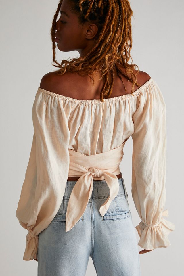 Mae Linen Top #1