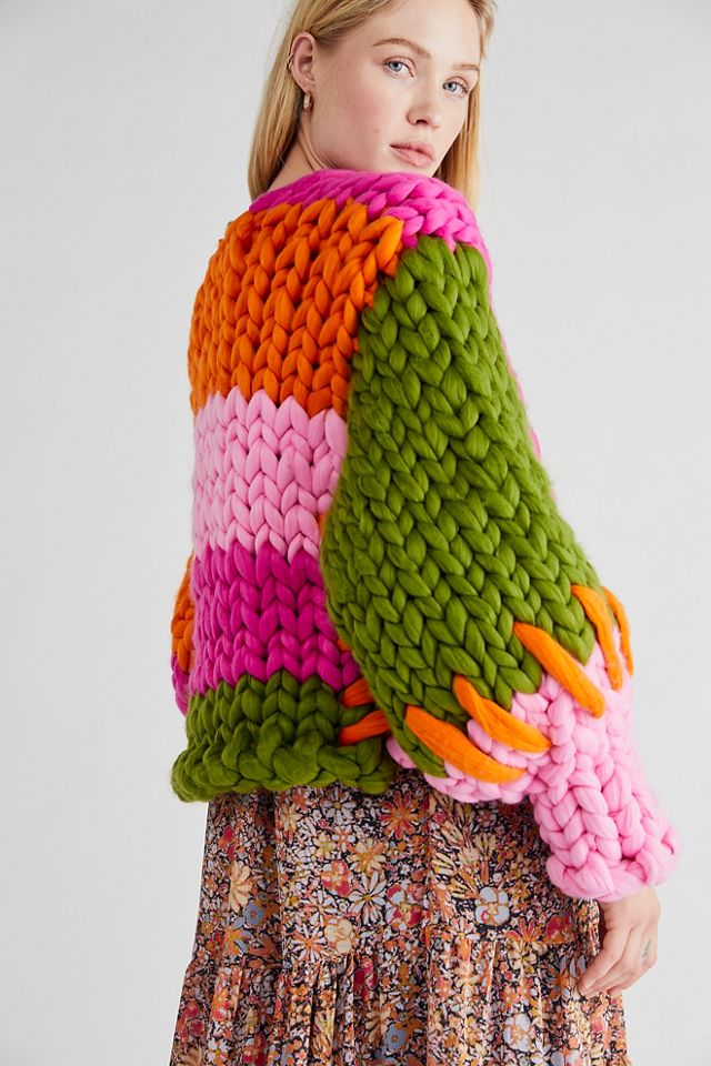 Vegan Ariel Colossal Knit Cardigan #3