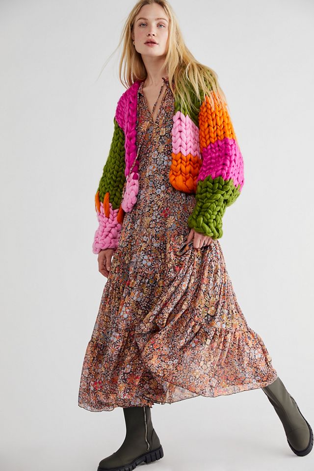 Vegan Ariel Colossal Knit Cardigan #1