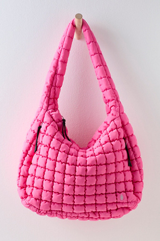 Quilted Carryall Bag by FP Movement at Free People, Bubblegum