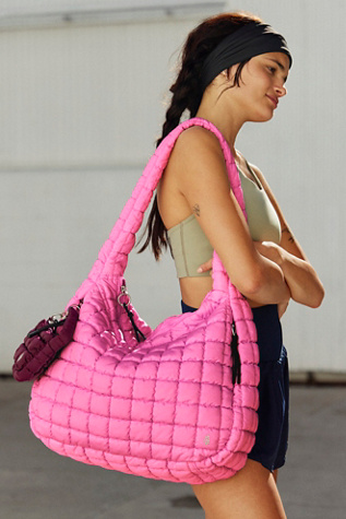 Quilted Carryall Bag by FP Movement at Free People, Bubblegum