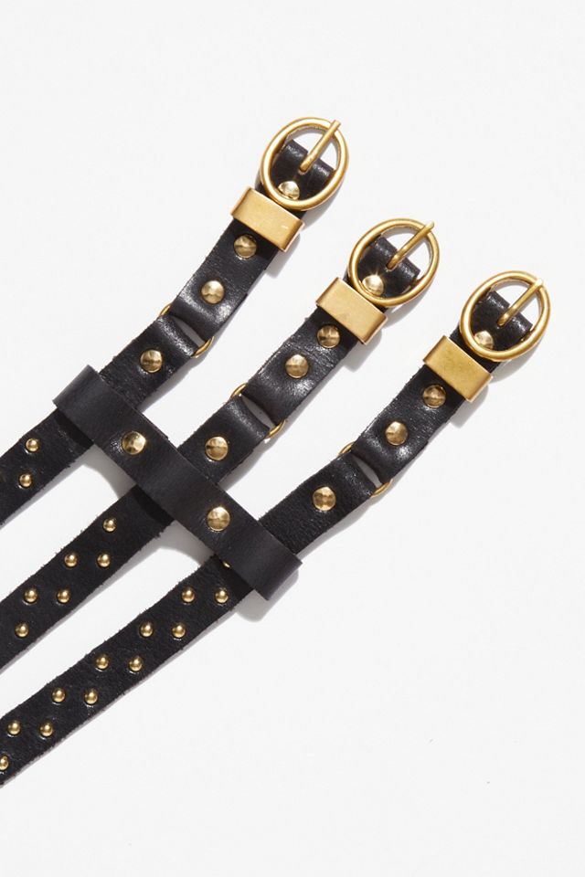 Joya Studded Corset Belt | Free People display picture 2