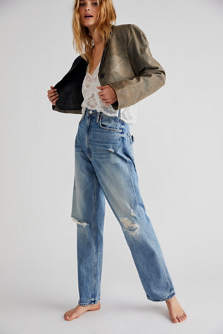 high waisted mother jeans