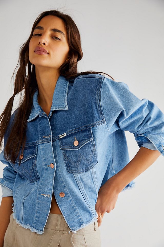 Wrangler Heritage Cut Off Jacket | Free People UK